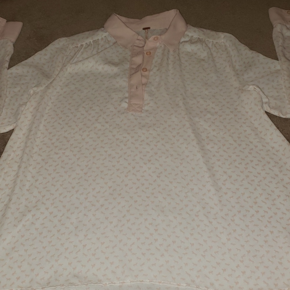 Free people horses tunic loose top